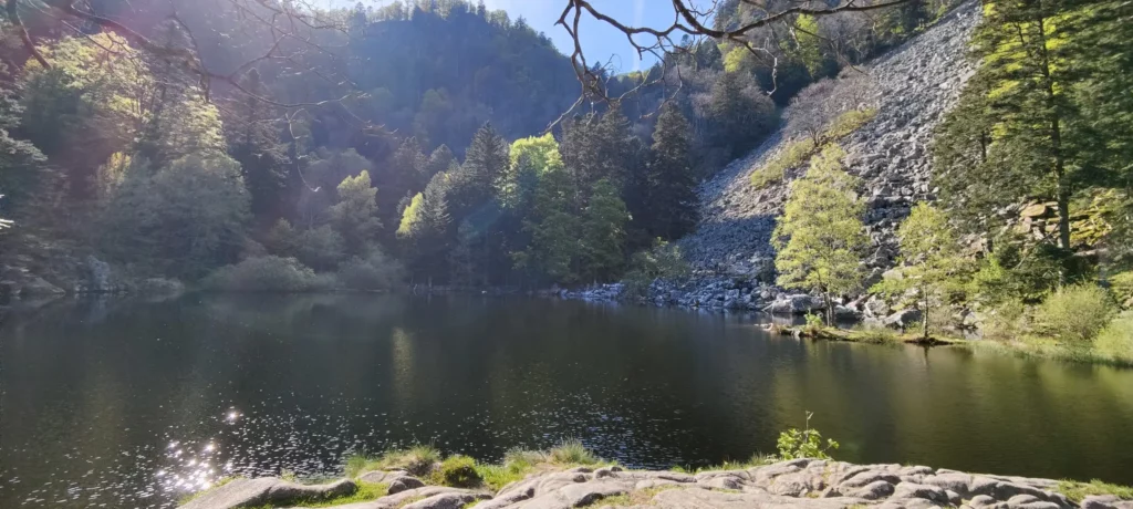 Séjour dans les Vosges lac de haute montagne