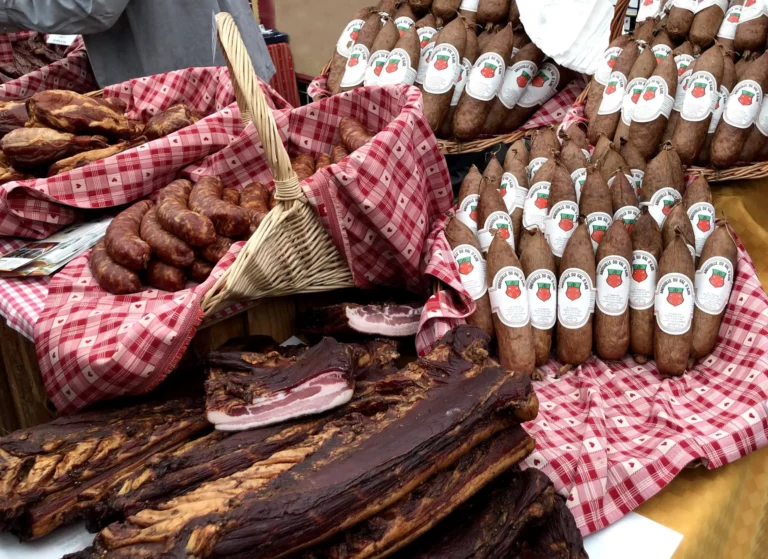 andouille et charcuterie pour Séjour dans les Vosges